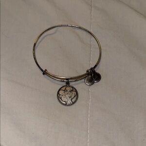 Silver Ariel  Charm Bangle Bracelet